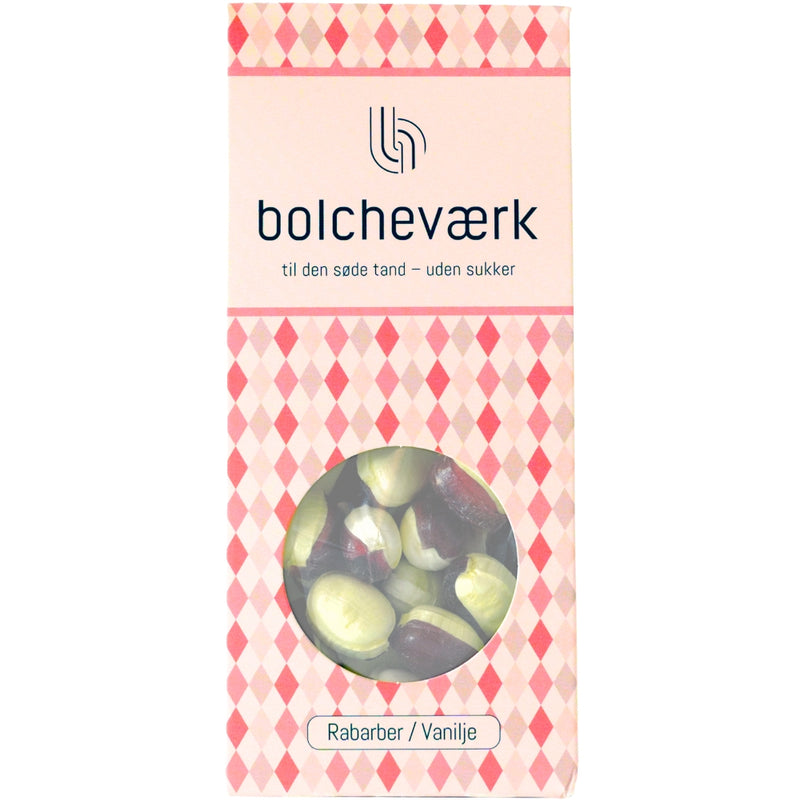 Rabarber & vanilje - Sukkerfri bolcher